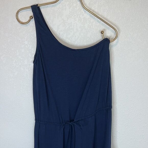 NWT APIECE APART MARAMAR ONE SHOULDER TEE DRESS NAVY Small - Picture 4 of 15